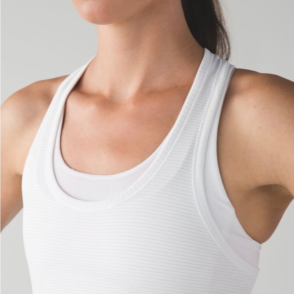 Lululemon Swiftly Tech Racerback White  San Francisco Size 4